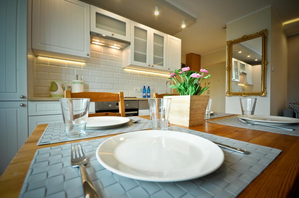 Unique Apartment Okrzei 소포트 객실 사진