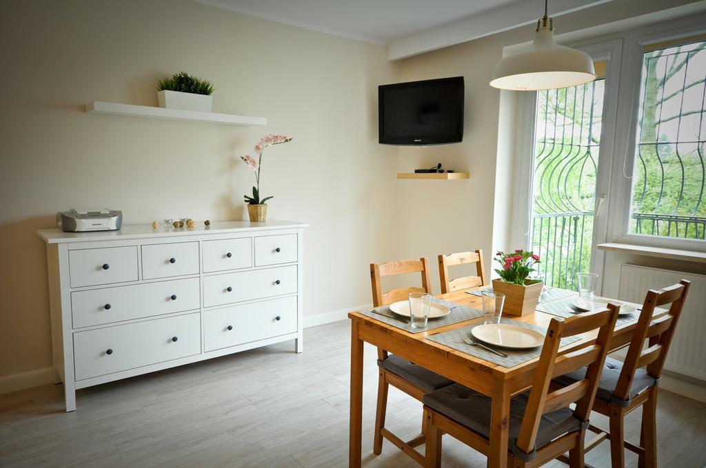Unique Apartment Okrzei 소포트 객실 사진
