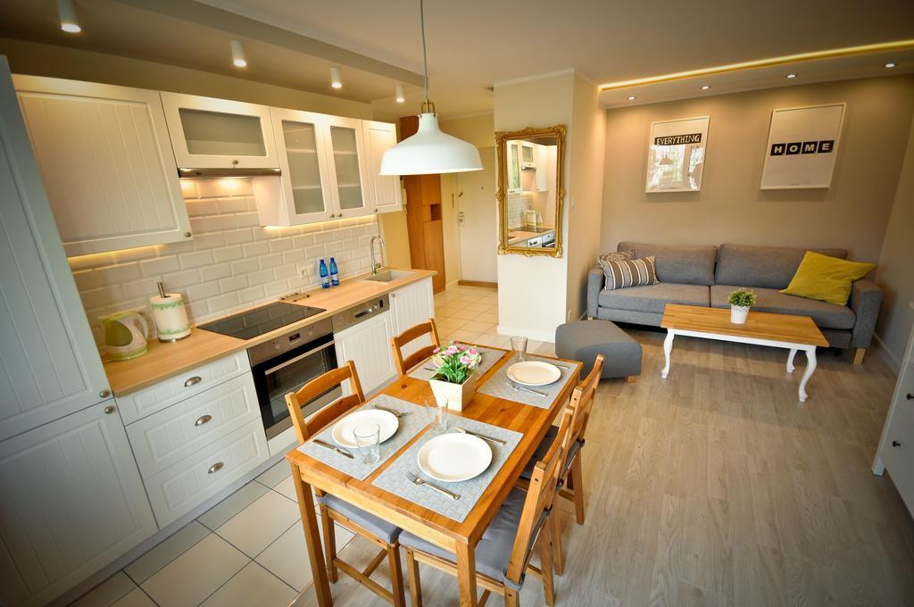 Unique Apartment Okrzei 소포트 객실 사진
