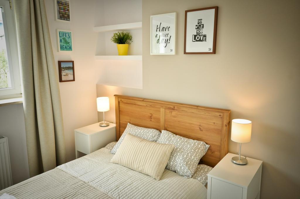 Unique Apartment Okrzei 소포트 객실 사진